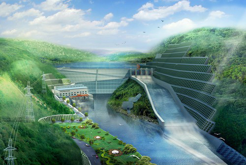 五家渠老挝南塔河1号水电站项目